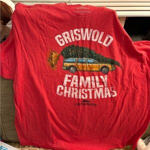 Griswold Family Christmas T Shirt - Red